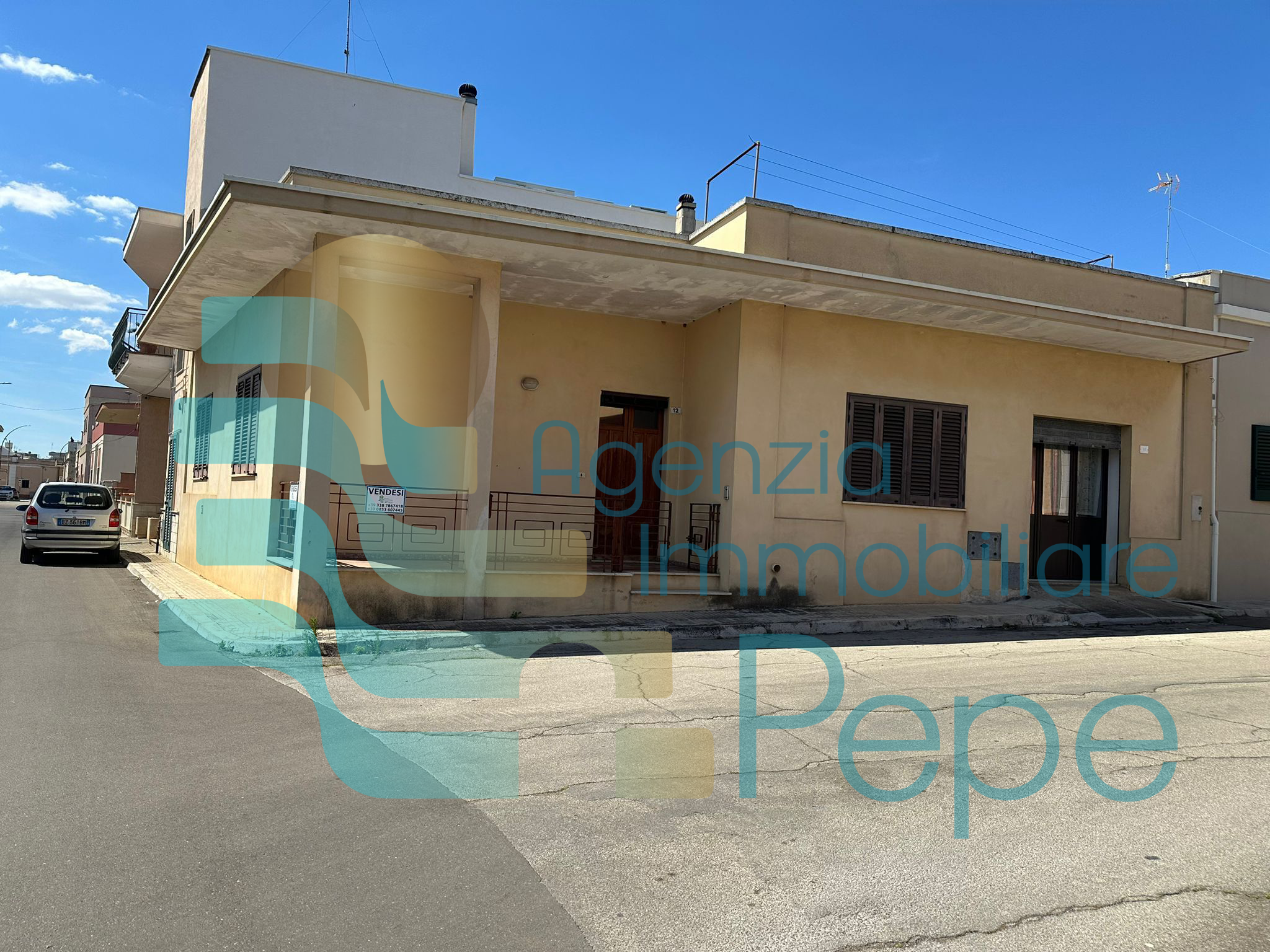 Appartamento indipendente al piano terra con garage